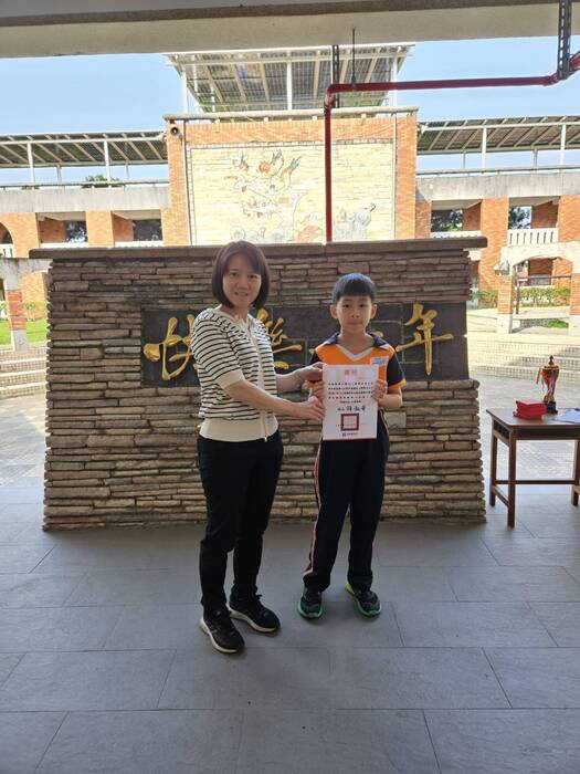 114年南投縣口說藝術恭喜   李岦軒同學得獎
